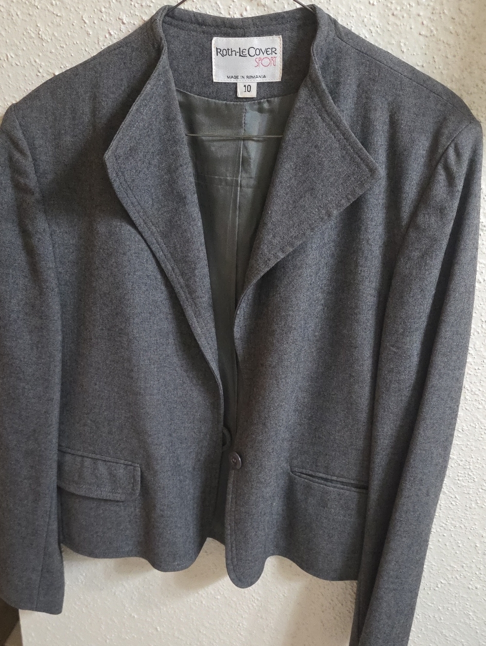 Women's Gray Tailored Jacket